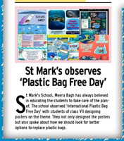 St. Mark's School, Meera Bagh, Delhi - Media Coverage
