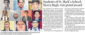 St. Mark's School, Meera Bagh, Delhi - Media Coverage