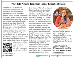 St. Mark's School, Meera Bagh, Delhi - Media Coverage