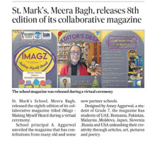 St. Mark's School, Meera Bagh, Delhi - Media Coverage