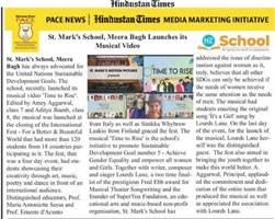 St. Mark's School, Meera Bagh, Delhi - Media Coverage