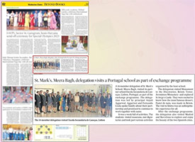 St. Mark's School, Meera Bagh, Delhi - Media Coverage