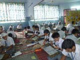 St. Mark's Meera Bagh - Poster Making for Class IX - Day 3 : Click to Enlarge