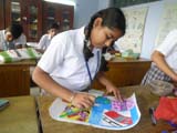 St. Mark's Meera Bagh - Poster Making for Class X - Day 3 : Click to Enlarge