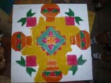 St. Mark's Meera Bagh - Rangoli - Day 3 : Click to Enlarge