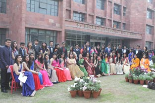 St. Mark's School, Meera Bagh - Farewell to Class XII-A : Click to Enlarge