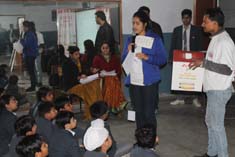 St. Mark's School, Meera Bagh - Hand Sanitization : Click to Enlarge