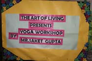 St. Mark's School, Meera Bagh - Yoga Workshop for Teachers : Click to Enlarge