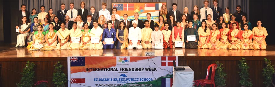 St. Mark's School, Meera Bagh organizes International Friendship Week : Click to Enlarge