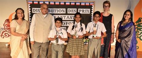 St. Mark's School, Meera Bagh - La Fantastic Francofole 2016-Get Crazy with French : Click to Enlarge