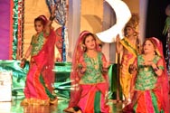 St. Mark's School, Meera Bagh - Students of Class IV stage Geet Ramayan on the occasion of Diwali : Click to Enlarge
