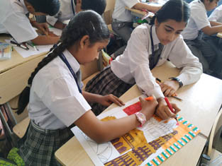 St. Mark's School, Meera Bagh - World Heritage Day celebrated : Click to Enlarge