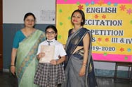 St. Mark's School, Meera Bagh - Students of Classes III and IV participate in English Poetry Recitation Competition : Click to Enlarge