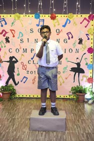 St. Mark's School, Meera Bagh - Solo Singing Competition for students of Class III held : Click to Enlarge