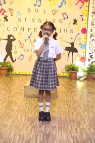 St. Mark's School, Meera Bagh - Solo Singing Competition for students of Class III held : Click to Enlarge