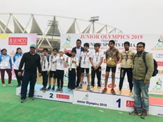St. Mark's School, Meera Bagh - Excellent performance at Junior Olympics 2019 : Click to Enlarge