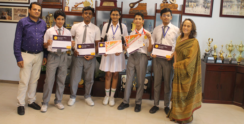 St. Mark's School, Meera Bagh - Our students perform well at the Microsoft Office Specialist Program 2019 : Click to Enlarge