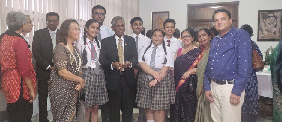 St. Mark's School, Meera Bagh - An evening with the High Commissioner of Sri Lanka : Click to Enlarge