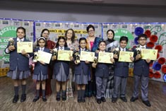 St. Mark's School, Meera Bagh - Top performers awarded at the Annual Award Ceremony : Click to Enlarge
