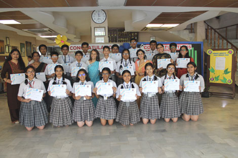 St. Mark's School, Meera Bagh - Gold and Bronze Awards in Global Virtual Classroom Projects : Click to Enlarge