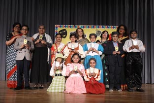 St. Mark's School, Meera Bagh - Students of Class V participate in Inter Class English Play Competition : Click to Enlarge
