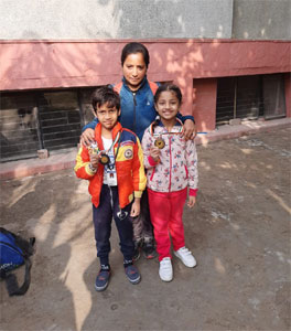 St. Mark's School, Meera Bagh - Our Young Skaters shine in different tournaments : Click to Enlarge
