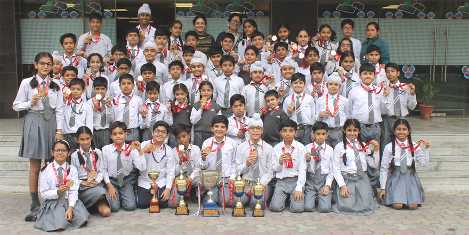 St. Mark's School, Meera Bagh - Our young skaters perform extremely well at the South Delhi Skating Championship : Click to Enlarge