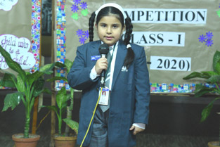 St. Mark's School, Meera Bagh - Solo Singing Competition for Class I students : Click to Enlarge
