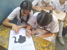 St. Mark's School, Meera Bagh - UN Day Celebrated : Click to Enlarge