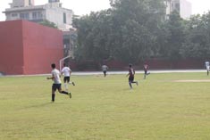 St. Mark's School, Meera Bagh - Football Match with our Alumni : Click to Enlarge