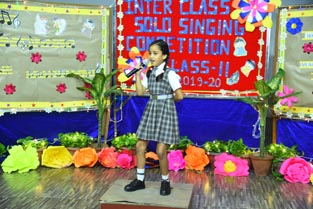 St. Mark's School, Meera Bagh - Solo Singing Competition for Class II : Click to Enlarge