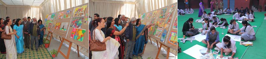 SMS, Janakpuri - XII Annual Inter School On The Spot Painting Competition