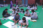 SMS, Janakpuri - XII Annual Inter School On The Spot Painting Competition : Click to Enlarge