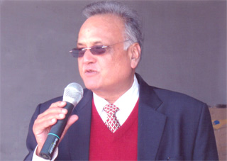 The Chairman : Mr. T. P. Aggarwal - Saint Mark's Sr. Sec. Public School, Janak Puri, Delhi