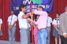 SMS, Janakpuri - Ceremony for Potential Leaders (Investiture) : Click to Enlarge