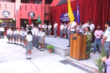 SMS, Janakpuri - Ceremony for Potential Leaders (Investiture) : Click to Enlarge