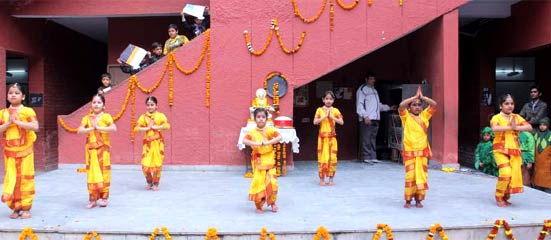 SMS, Janakpuri - Basant Panchami Celebrations : Click to Enlarge