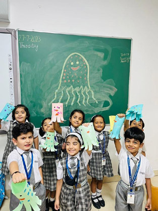 St. Marks Sr. Sec. Public School, Janakpuri - An Animal Week was celebrated by the students of Classes Nursery and KG : Click to Enlarge