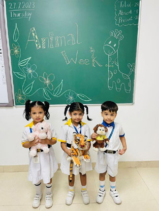 St. Marks Sr. Sec. Public School, Janakpuri - Animal Week Celebration for Class Nursery : Click to Enlarge