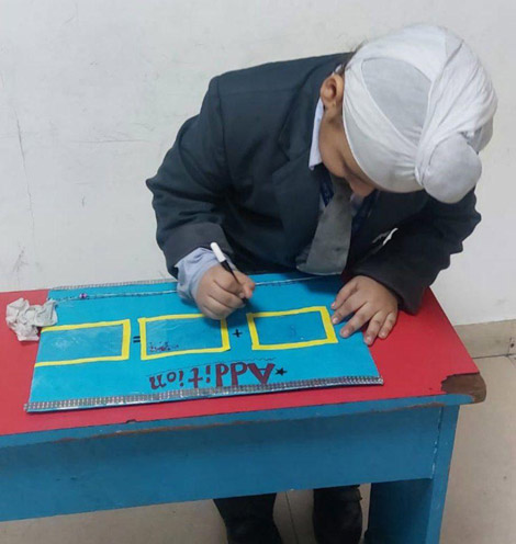 St. Mark's School, Janakpuri - National Mathematics Day was celebrated by the students of Class I : Click to Enlarge