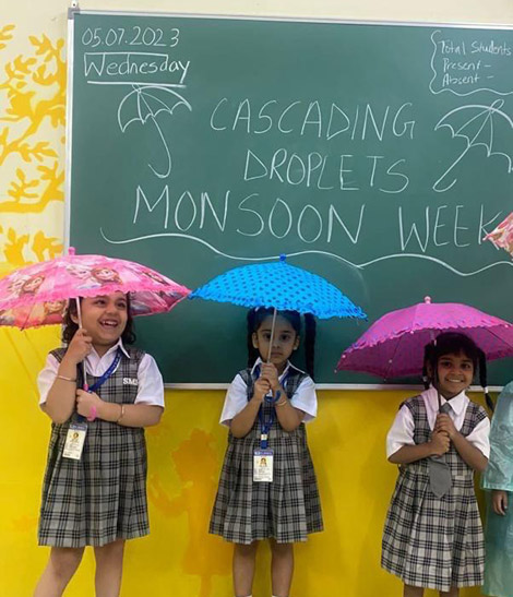 St. Marks Sr. Sec. Public School, Janakpuri - Monsoon Week Celebration for Nursery : Click to Enlarge