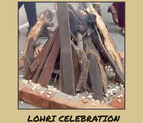 St. Mark's School, Janakpuri - The harvest festival Lohri was celebrated with enthusiasm and zeal : Click to Enlarge