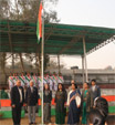 Flag hoisting by the chairman