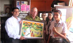 SMS Janakpuri - With Writer Ruskin Bond : Click to Enlarge
