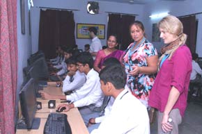 SMS Janakpuri - A visit from National Science Learning Centre, Bristol - UK to our school : Click to Enlarge