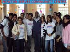 Visit of students and teachers of SMS Janakpuri to Newton South High School, Boston, USA - Click to Enlarge