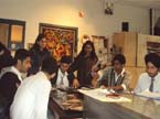 Visit of students and teachers of SMS Janakpuri to Newton South High School, Boston, USA - Click to Enlarge