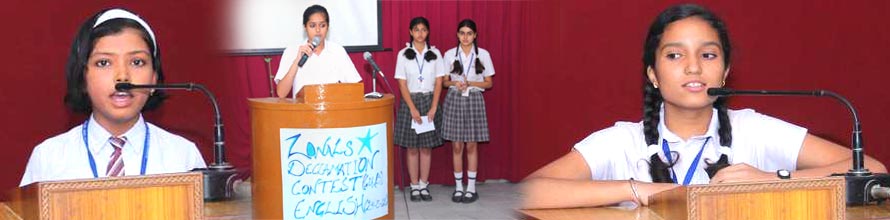 SMS, Janakpuri - English and Hindi Zonal Declamation : Click to Enlarge