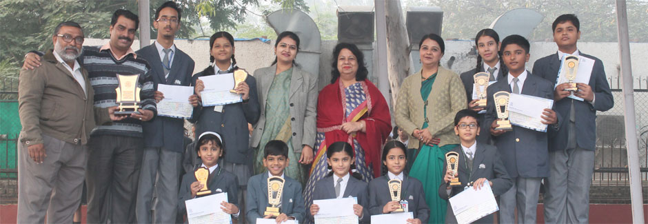 St. Mark's School, Janakpuri - Prize Winner students for Rainbow XI Annual Inter School On The Spot Painting Competition : Click to Enlarge