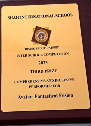 St. Marks Sr. Sec. Public School, Janakpuri - Yugrraj Kukreja of Class ll-D won the Third Prize in the event 'Avatar Fantastical Fusion', an Interschool Fancy Dress Competition : Click to Enlarge